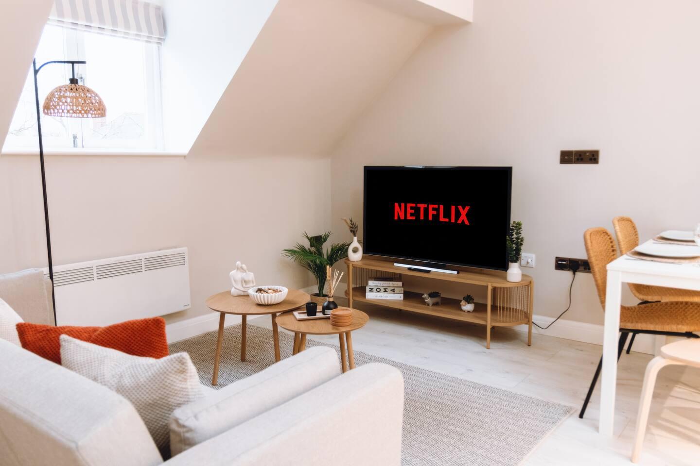 Stylish 2 Bed Flat Stockport | Free Parking & WiFi1